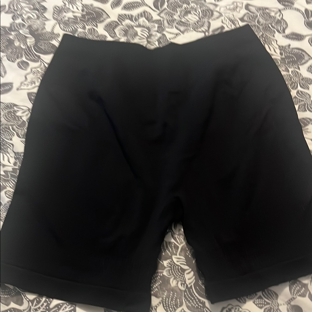 Alphalete Jet Black Performance Shorts